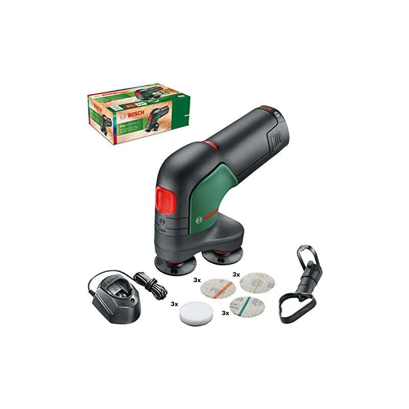 foto del prodotto bosch easycurvsander 12 levigatrice eccentrica 1800 rpm nero, blu