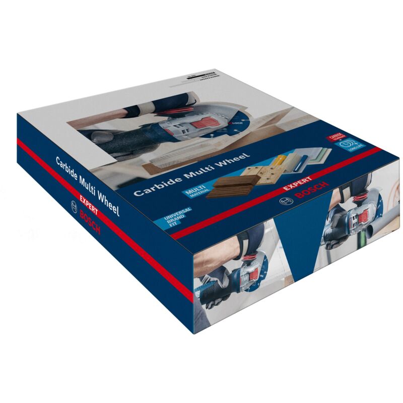 foto del prodotto bosch expert carbide multi wheel x lock disco da taglio, 125 mm, 1 mm, confezione da 10 pz.