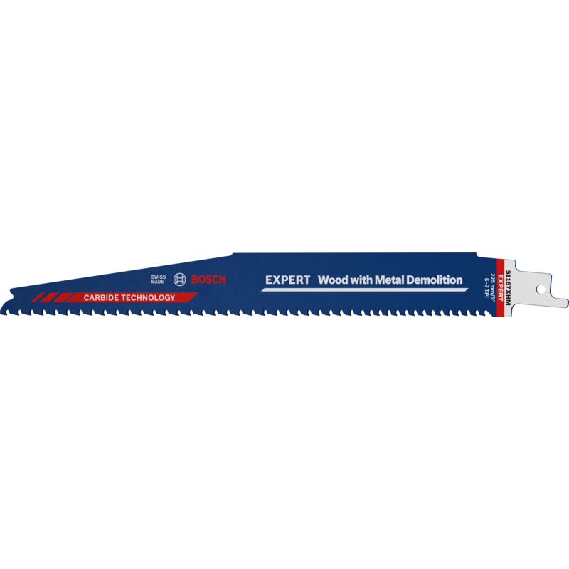 foto del prodotto bosch expert legno con demolizione di metalli s 1167 xhm lama da taglio, 10 pezzi