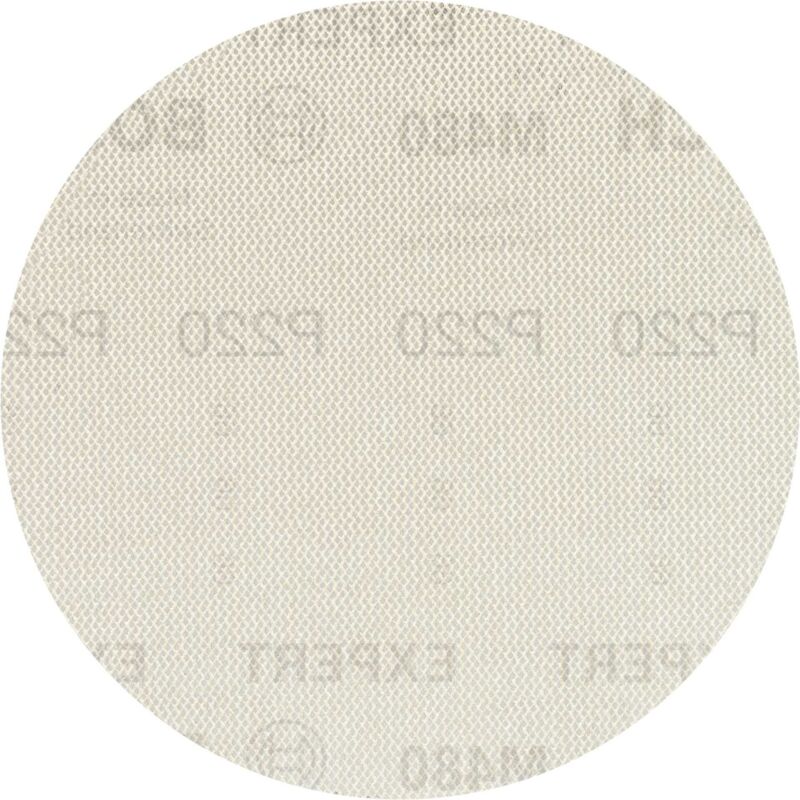 foto del prodotto bosch expert m480 net carta vetrata 5 pezzi rotonda grana p220 125 mm
