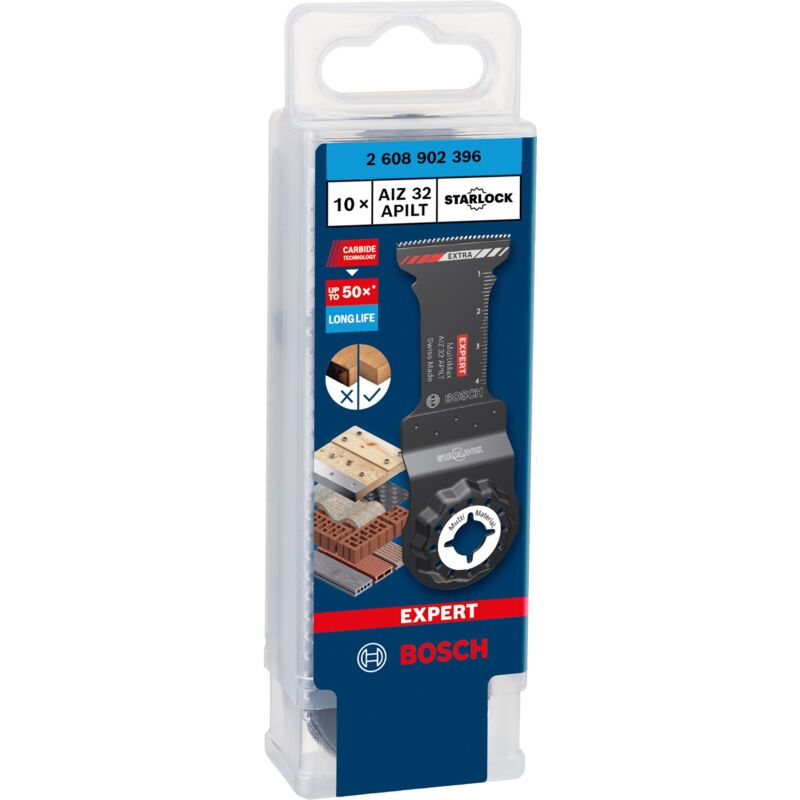 foto del prodotto bosch expert multimax aiz 32 lama apilt per utensili multifunzione, 10 pz.