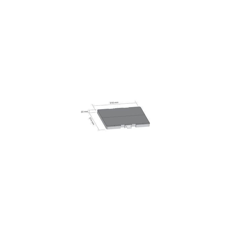 foto del prodotto bosch filtro a carbone attivo 316x214x22 mm per hood 00705432