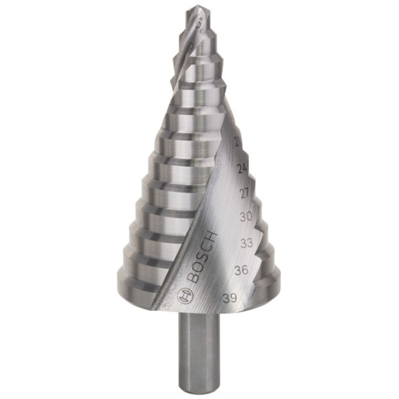 foto del prodotto bosch fresa a 12 fasi in hss da 6 a 39 mm 2608597521