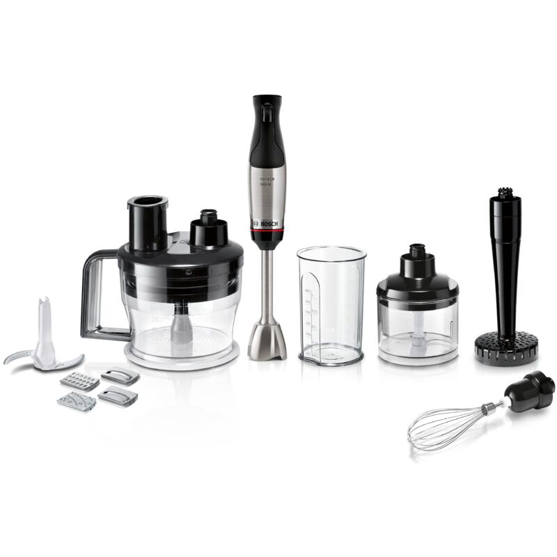 foto del prodotto bosch frullatore a immersione ergomaster serie 6 msm6m673, 10 anni di garanzia del motore, lame in acciaio inox, frizione in ceramica senza usura,