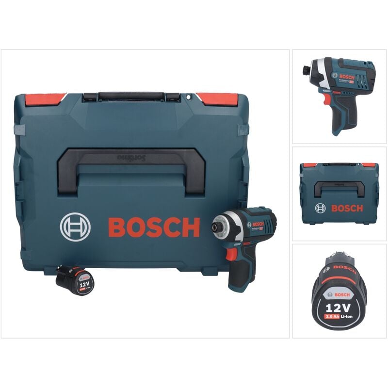 foto del prodotto bosch gdr 12v 105 professional avvitatore ad impulsi a batteria in valigetta l boxx 1x batteria gba 12 v 3,0 ah senza caricatore