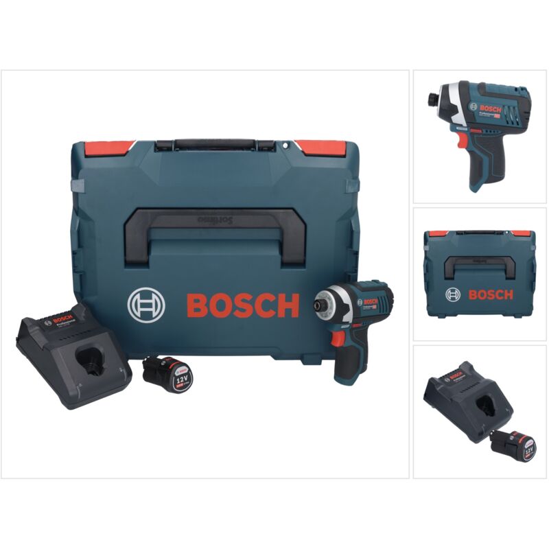 foto del prodotto bosch gdr 12v 105 professional cordless impact driver 12 v 105 nm 1 4 1x batteria 2,0 ah caricabatterie l boxx