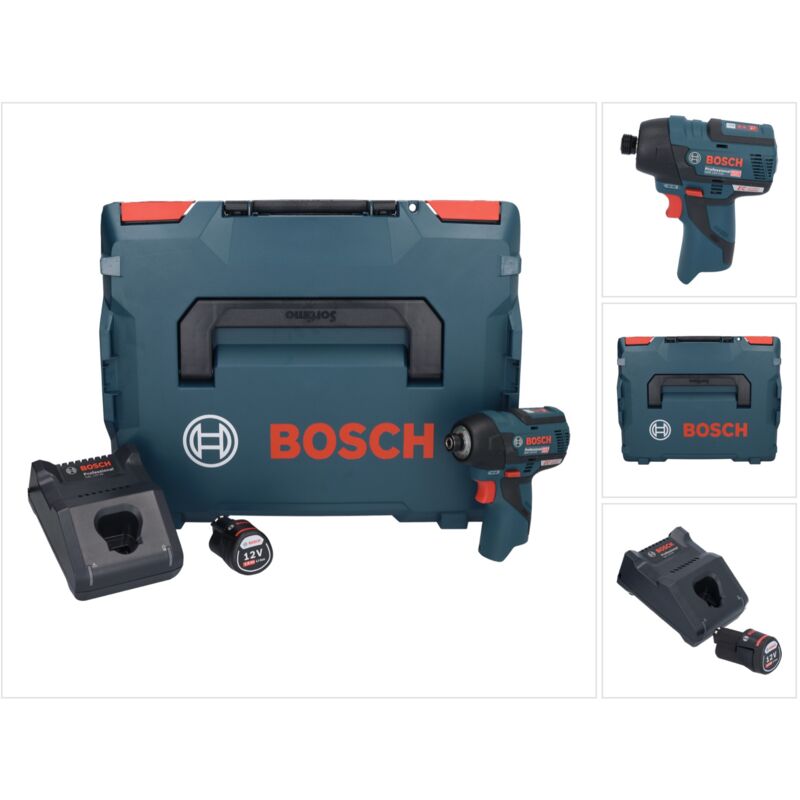 foto del prodotto bosch gdr 12v 110 professional 12 v 110 nm 1 4 avvitatore a impulsi senza spazzole 1x batteria 2,0 ah caricabatterie l boxx