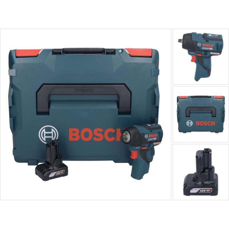 foto del prodotto bosch gds 12v 115 avvitatore ad impulsi a batteria 12v in valigetta l boxx 1x batteria gba 12v 6,0 ah senza caricabatterie