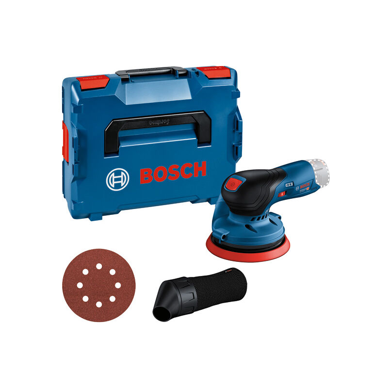 foto del prodotto bosch gex 12v 125 solo levigatrice rotorbitale a batteria senza batteria caricatore in l boxx