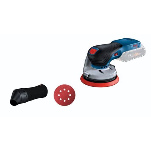 foto del prodotto bosch gex 18v 125 levigatrice orbitale a batterie