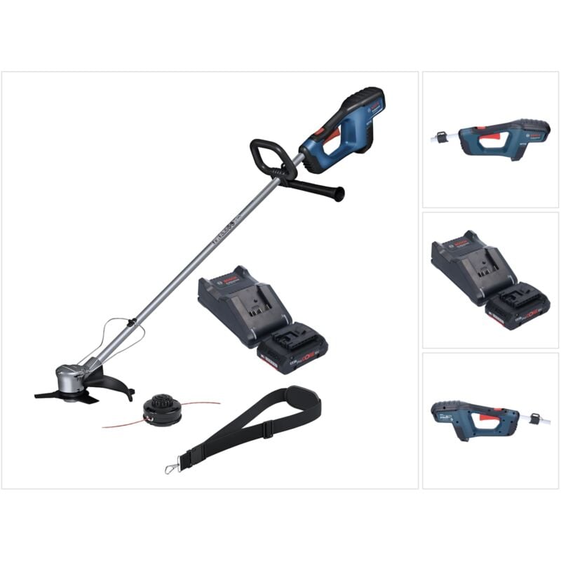 foto del prodotto bosch gfr 18v 23 decespugliatore professionale a batteria senza spazzole da 18 v 230 mm 1x batteria procore da 4,0 ah caricabatteria