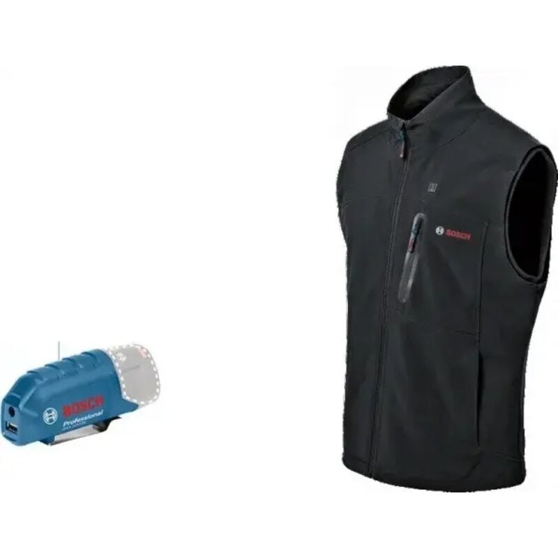 foto del prodotto bosch ghv 12 18v xa gilet termico a batteria senza batteria l