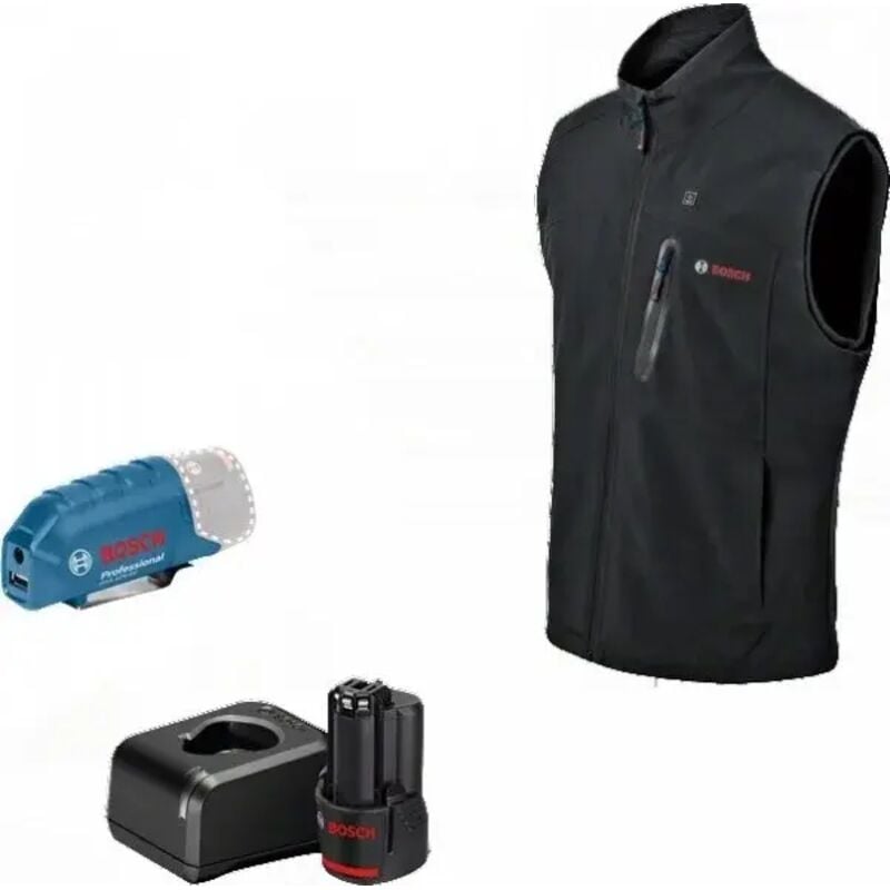foto del prodotto bosch ghv 12 18v xa kit gilet termico a batteria 3xl