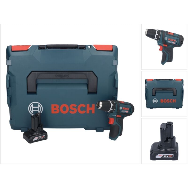 foto del prodotto bosch gsr 12v 15 professional trapano avvitatore a batteria 12v 30 nm in valigetta l boxx 1x batteria gba 6,0 ah senza caricabatterie