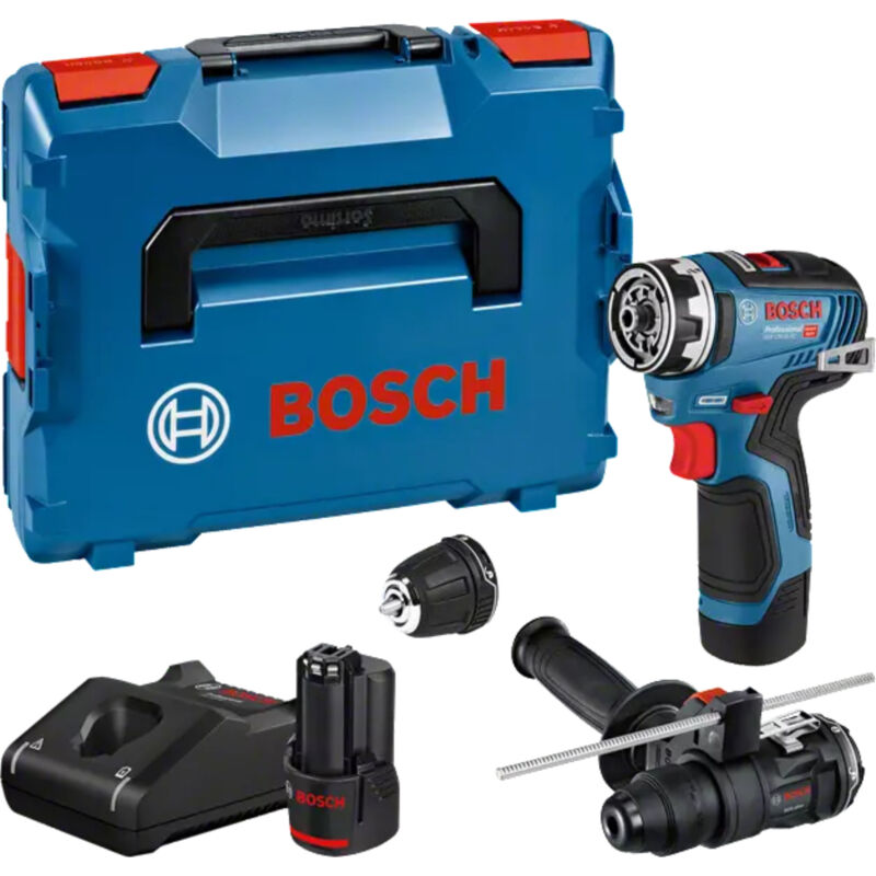 foto del prodotto bosch gsr 12v 35 fc professional 1750 rpm 590 g nero, blu, rosso