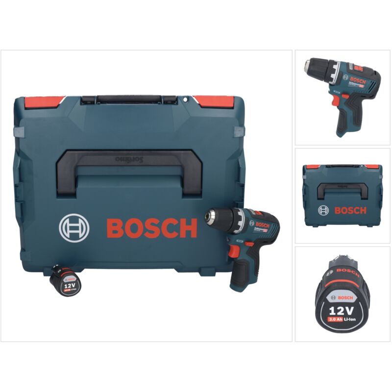 foto del prodotto bosch gsr 12v 35 trapano avvitatore a batteria professionale 12 v 35 nm brushless 1x batteria 3,0 ah l boxx senza caricabatteria