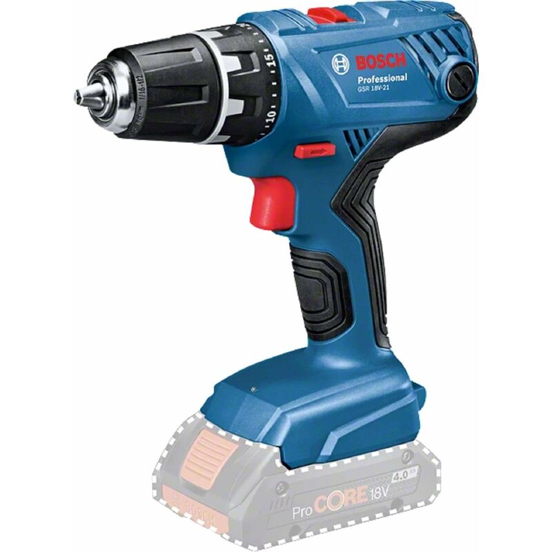 foto del prodotto bosch gsr 18v 21 professional 1800 rpm nero, blu