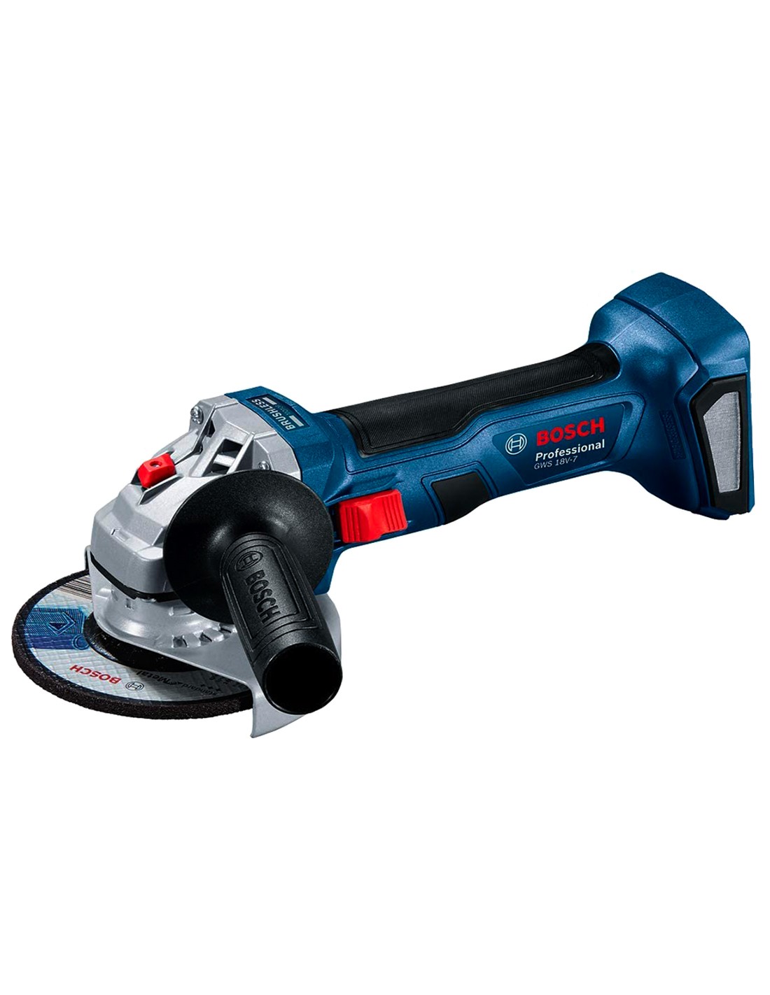 foto del prodotto bosch gws 18v 7 125 mm cartone smerigliatrice.. 3165140978620