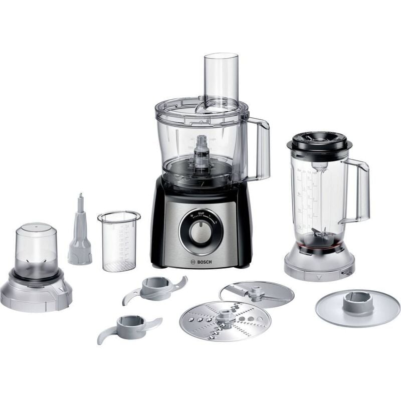 foto del prodotto bosch haushalt mcm3pm386 robot da cucina 900 w acciaio inox, nero