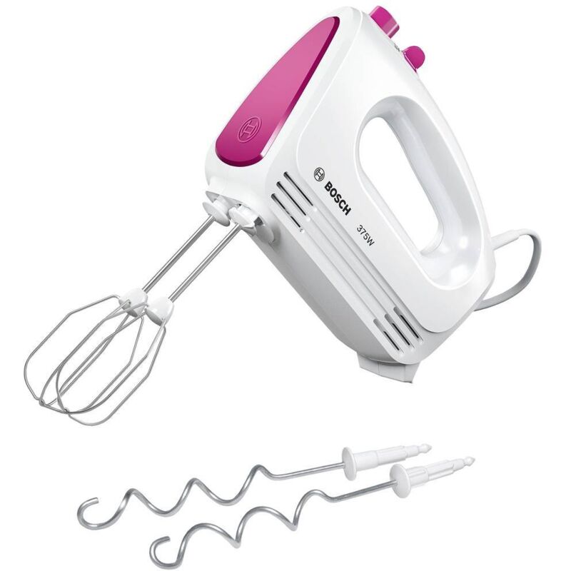 foto del prodotto bosch haushalt mfq2210p sbattitore elettrico 375 w bianco, rosa