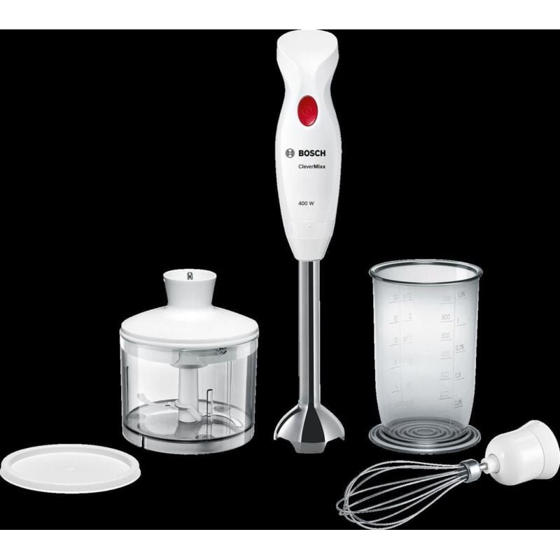 foto del prodotto bosch haushalt msm24500 frullatore ad immersione 400 w con trituratore bianco