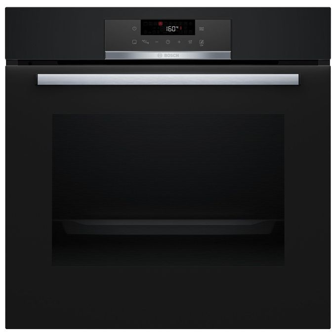 foto del prodotto bosch hba171bb3 serie 2 forno elettrico da incasso ventilato multifunzione con grill idrolitico pirolitico 71 litri 60 cm classe a colore nero