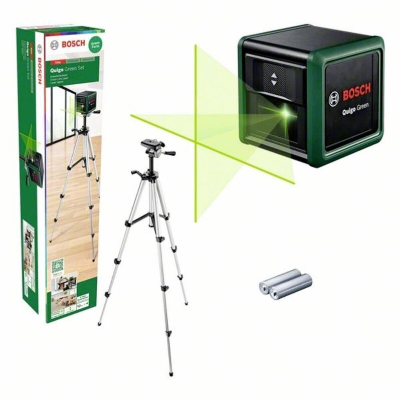 foto del prodotto bosch hobby bosch home and garden quigo green set laser a croce