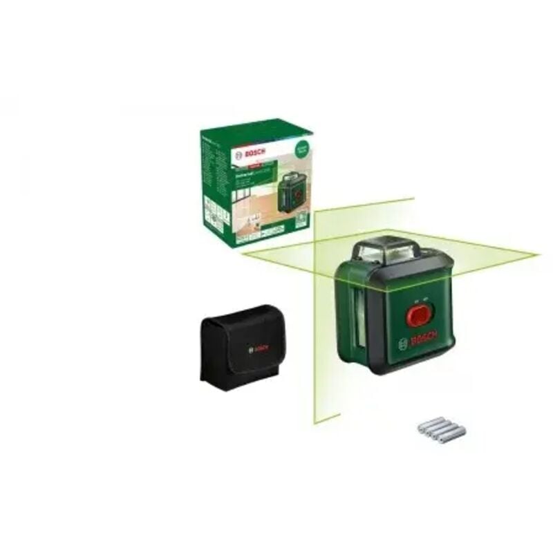 foto del prodotto bosch hobby universallevel 360 livella laser multifunzione per squadri a 2 linee verdi