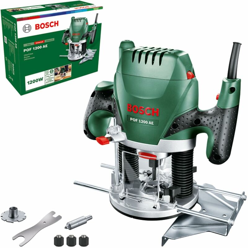 foto del prodotto bosch home and garden 060326a100 pof 1200 ae fresatrice, 1200 w, 230 v, multicolore, 1 pezzo