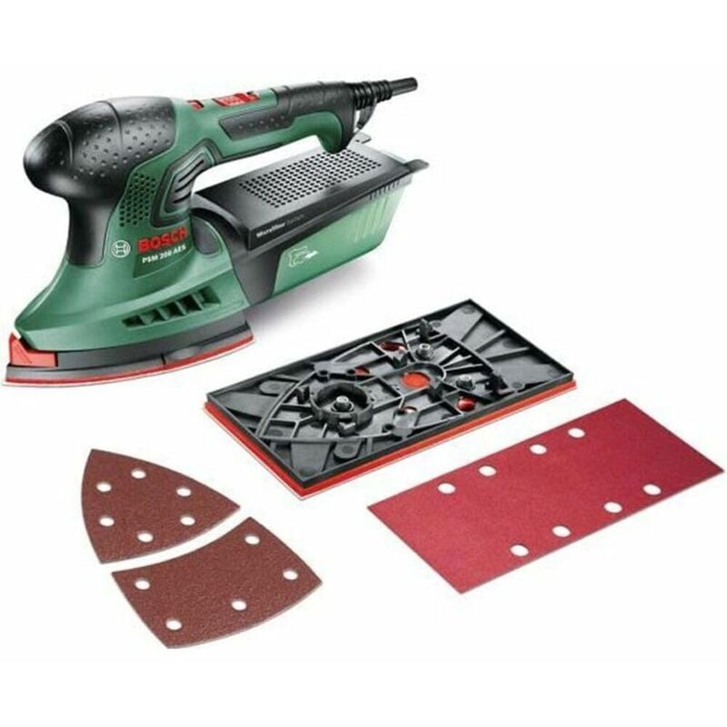 foto del prodotto bosch home and garden 06033b6000 psm 200 aes levigatrice universale, 200 w