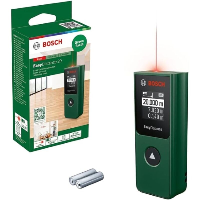 foto del prodotto bosch home and garden easydistance 20 telemetro laser 20 m