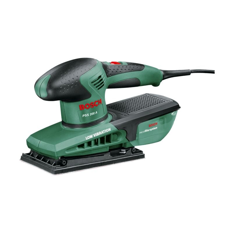 foto del prodotto bosch home and garden pss 200 a 0603340300 levigatrice orbitale incl. valigia 200 w 93 x 185 mm