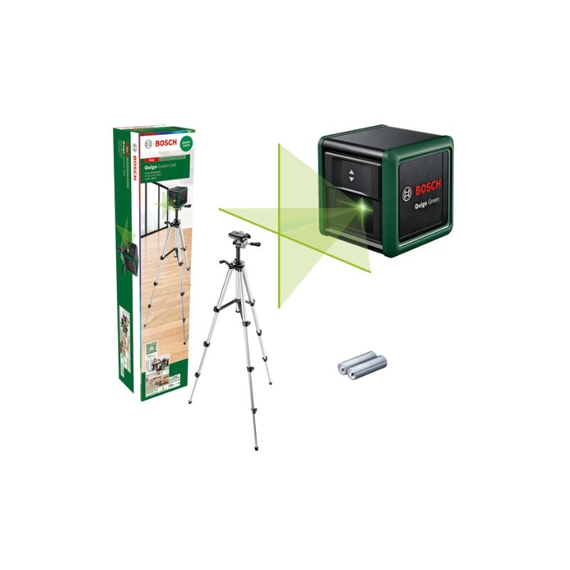 foto del prodotto bosch home and garden quigo green set laser a croce
