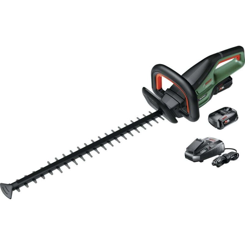 foto del prodotto bosch home and garden universalhedgecut 18 55 a batteria tagliasiepi incl. seconda batteria 18 v li ion