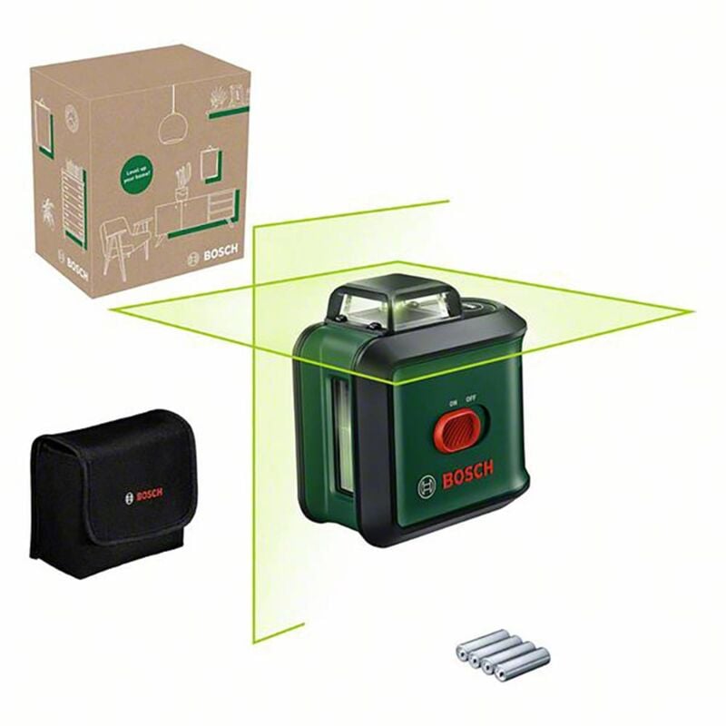 foto del prodotto bosch home and garden universallevel 360 laser a croce raggio di azione max. 12 m