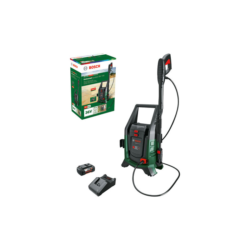 foto del prodotto bosch idropulitrice a batteria universalaquatak 36v 100, 1 x batteria ricaricabile 36v 4.0ah