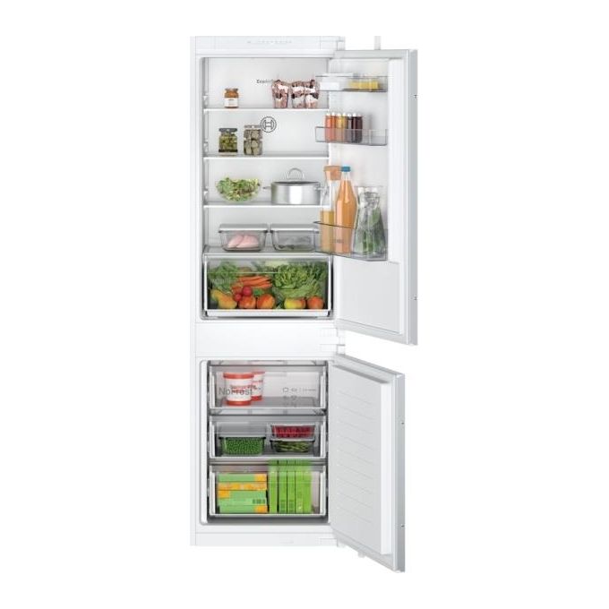 foto del prodotto bosch kin86nse0 frigorifero combinato da incasso 260 litri no frost classe e