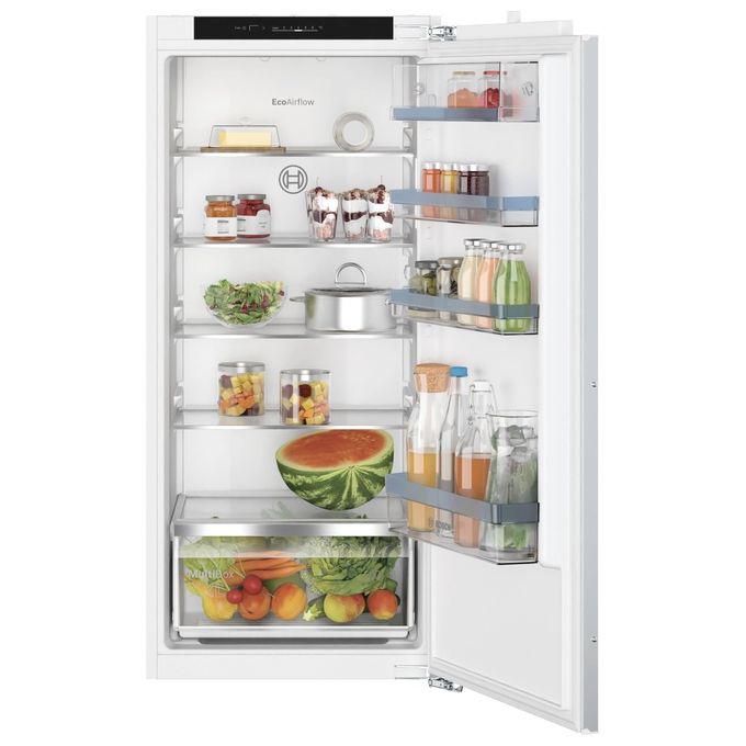foto del prodotto bosch kir41vfe0 serie 4 frigorifero monoporta capacita 204 litri classe energetica e ventilato ecoairflow multibox xxl freshsense 122,1 cm bianco