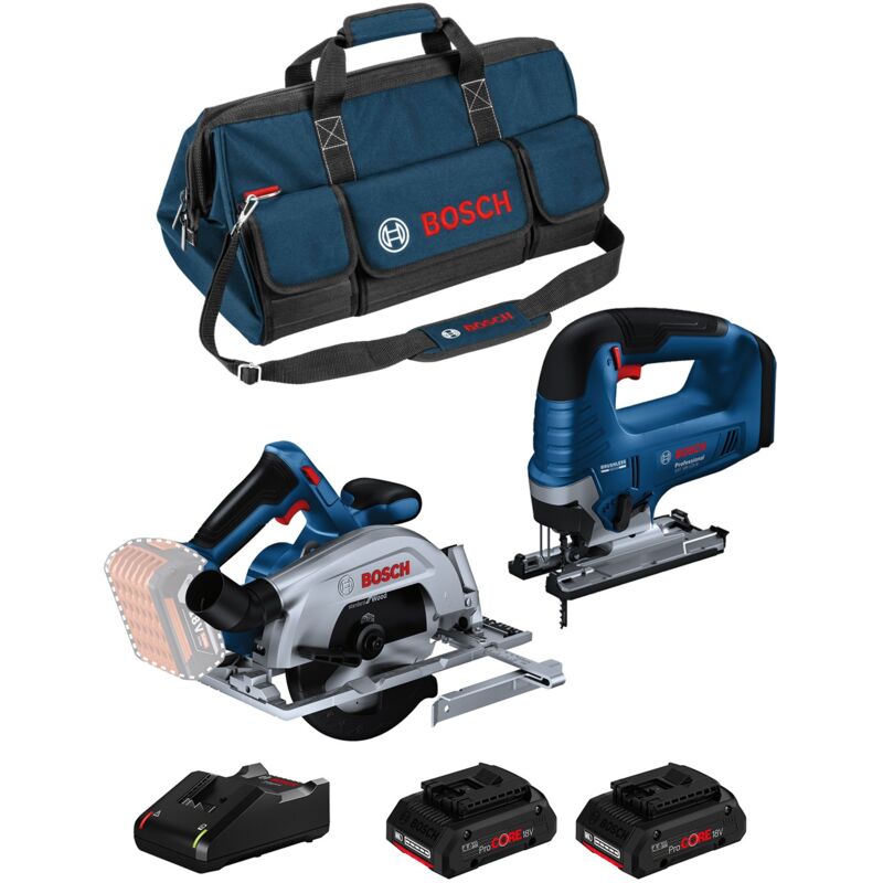 foto del prodotto bosch kit bk2022bag gks 18v 57 2 gst 18v 125 b 2 x 4,0 ah procore gal18v 40 hdbag 