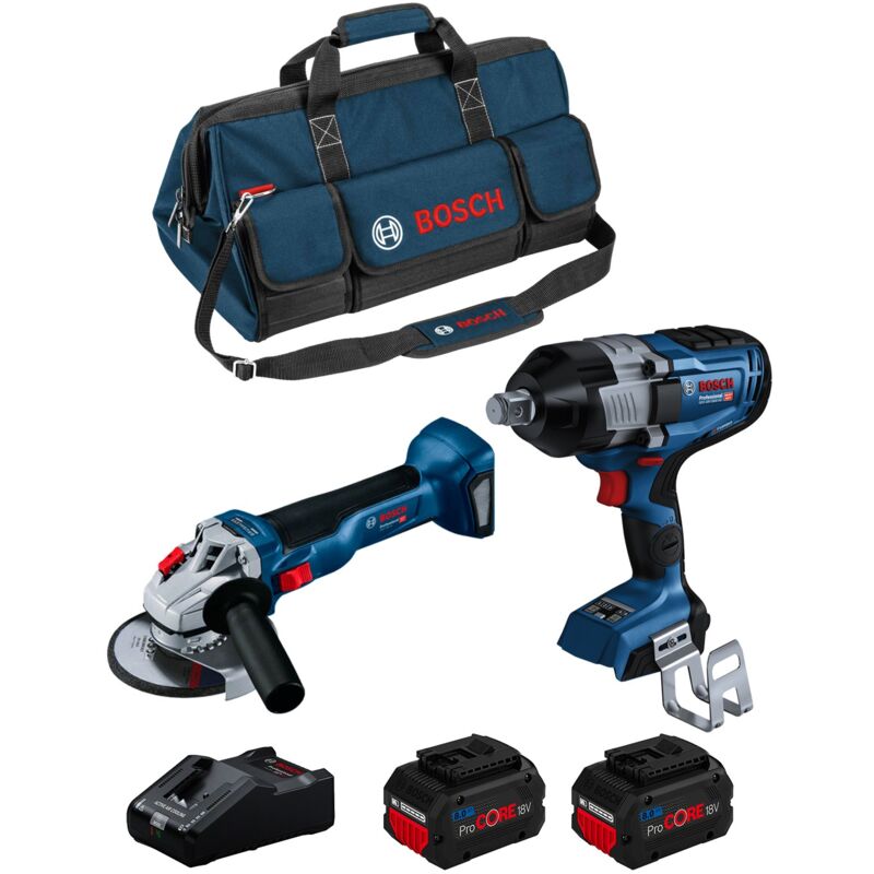 foto del prodotto bosch kit bk2026bag gds 18v 1600 hc gws 18v 10 2 x 8,0 ah procore gal18v 160 hdbag 