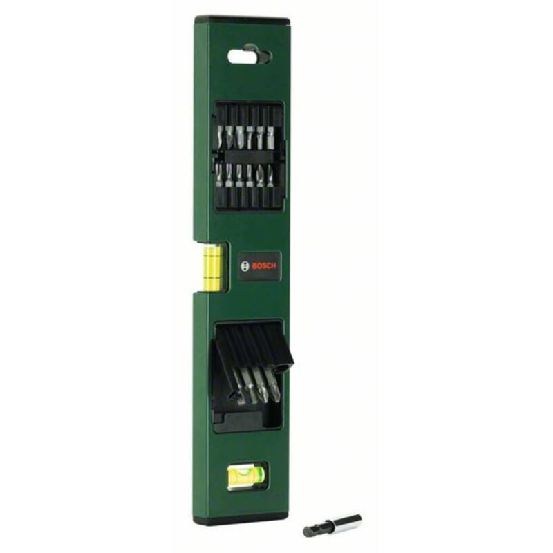 foto del prodotto bosch kit di 17 inserti per cacciaviti con livella a bolla accessories
