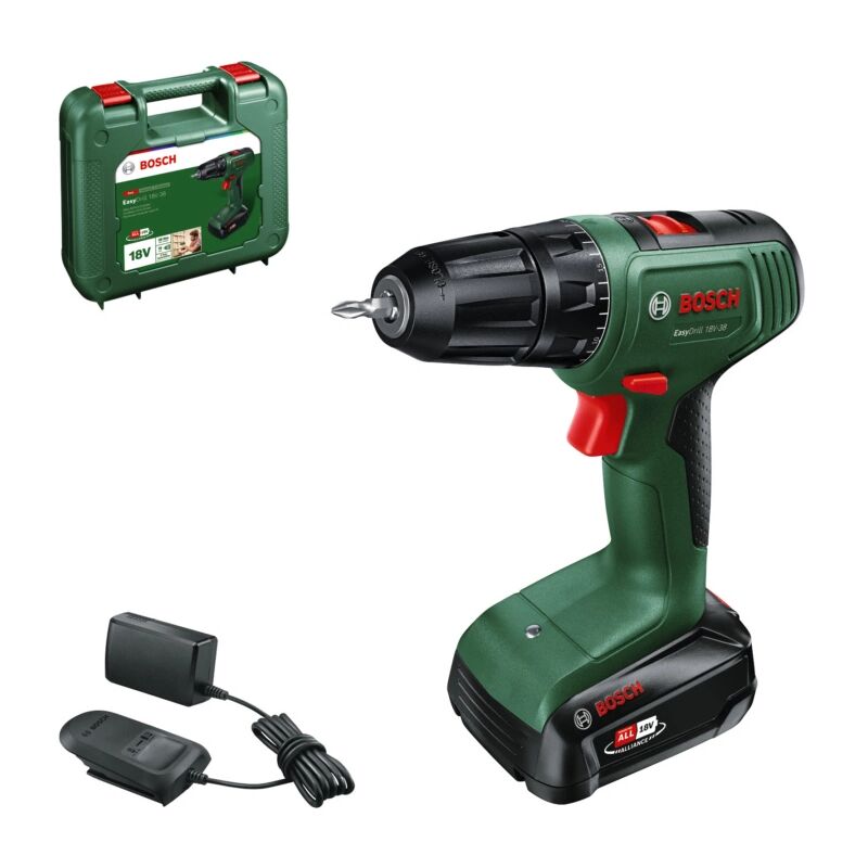 foto del prodotto bosch kit valigetta trapano avvitatore a batteria easydrill 40 nm 18v 2ah