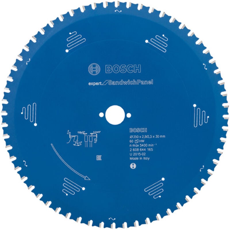 foto del prodotto bosch la lama per sega circulaire.expert sp 350x2,9x30mm z60 tf