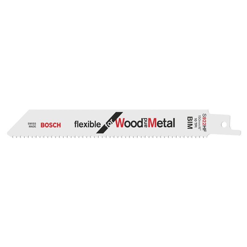 foto del prodotto bosch lama a sciabola bim legno metallo 150 mm s922hf 2608656320