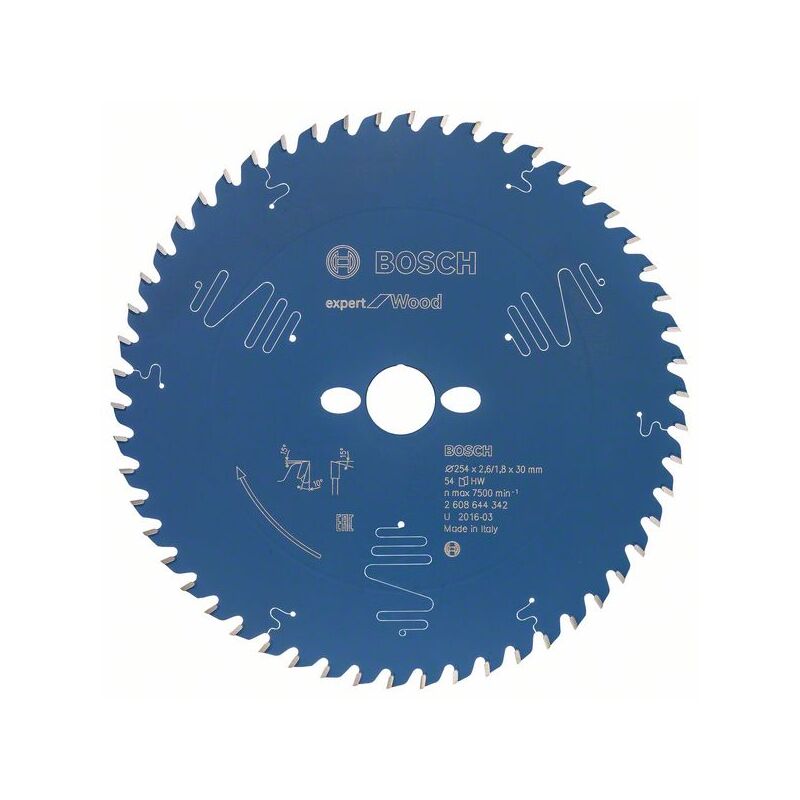 foto del prodotto bosch lama circolare carbide expert per legno 254 x 30 x 2,6 54 denti