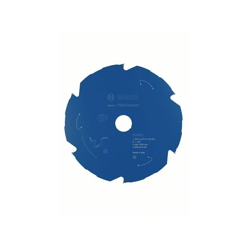 foto del prodotto bosch lama circolare expert for fibre cement per seghe a batteria 216 x 2 1,4 x 30 t6 2608644557