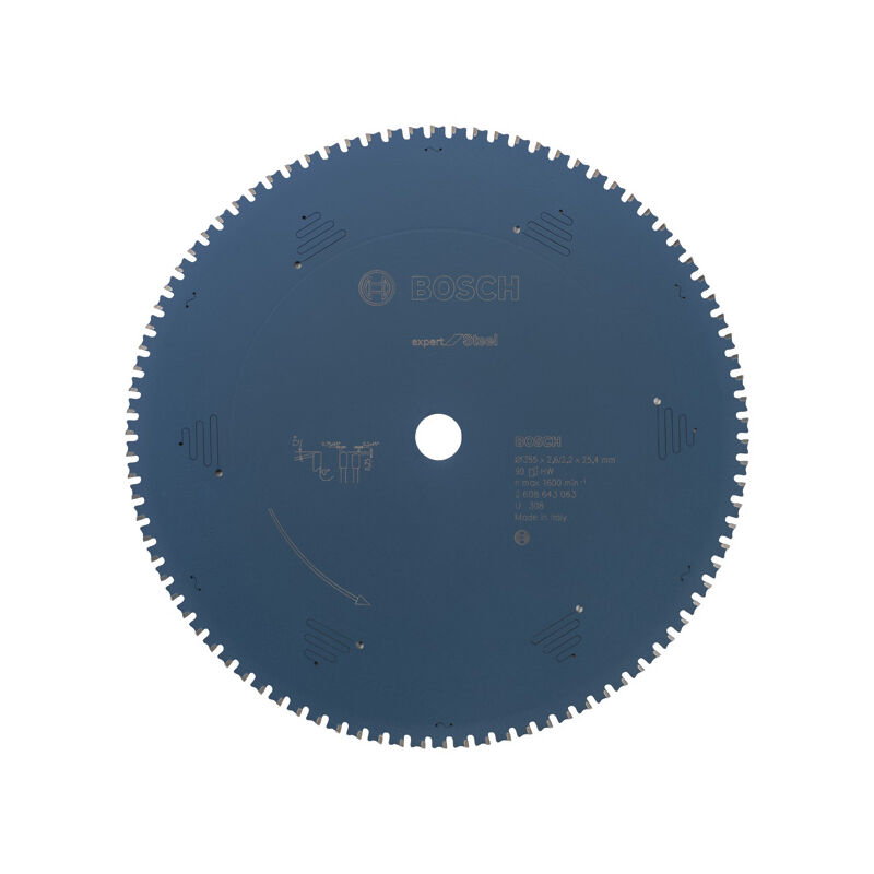 foto del prodotto bosch lama circolare expert per acciaio 355 x 25,4 x 2,6 mm, 90