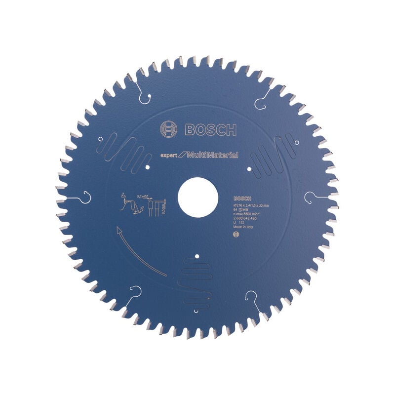immagine 0 del prodotto bosch lama circolare expert per multi material di 216 x 30 x 2,4 mm, 64 denti