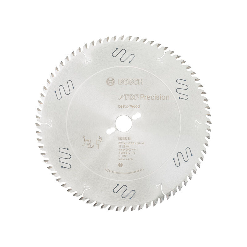 foto del prodotto bosch lama circolare top precision best per legno 315 x 30 x 3,2 mm, 72