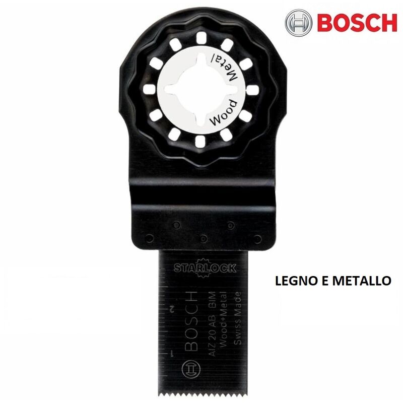 foto del prodotto bosch lama lame starlock x utensili multifunzione legno e metallo aiz 20 ab bim
